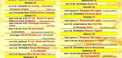 Antica Fiera di Primavera a Camisano Vicentino, dal 9 al 19 Maggio 2019.
