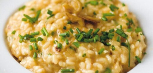 Risotto con porcini e capesante