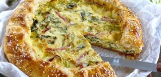 Torta Salata con Verze e Grana