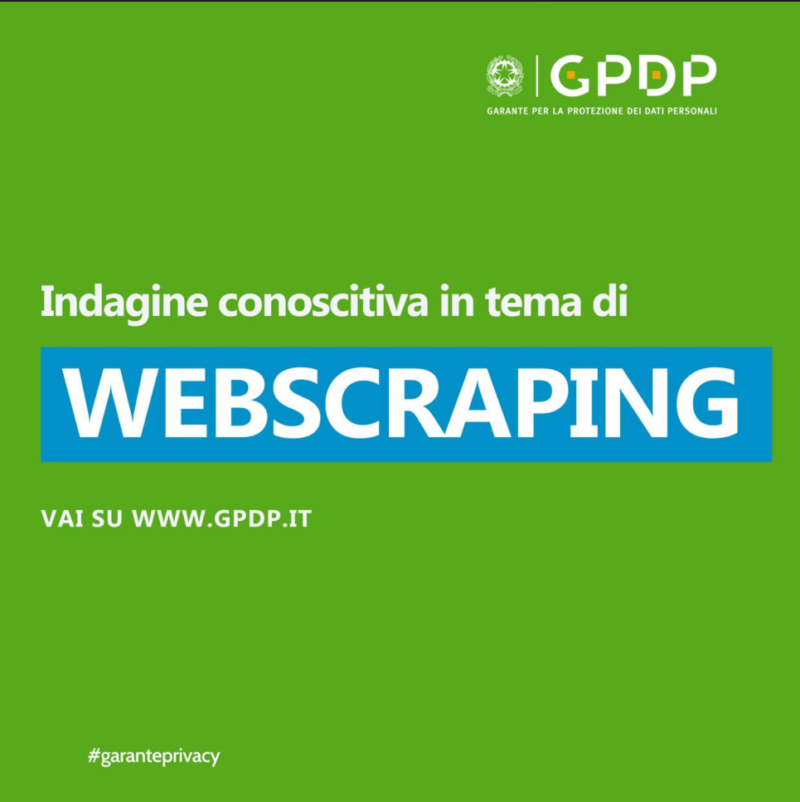 Intelligenza artificiale: Garante privacy apre un’indagine sulla raccolta di dati personali on line per addestrare gli algoritmi.
