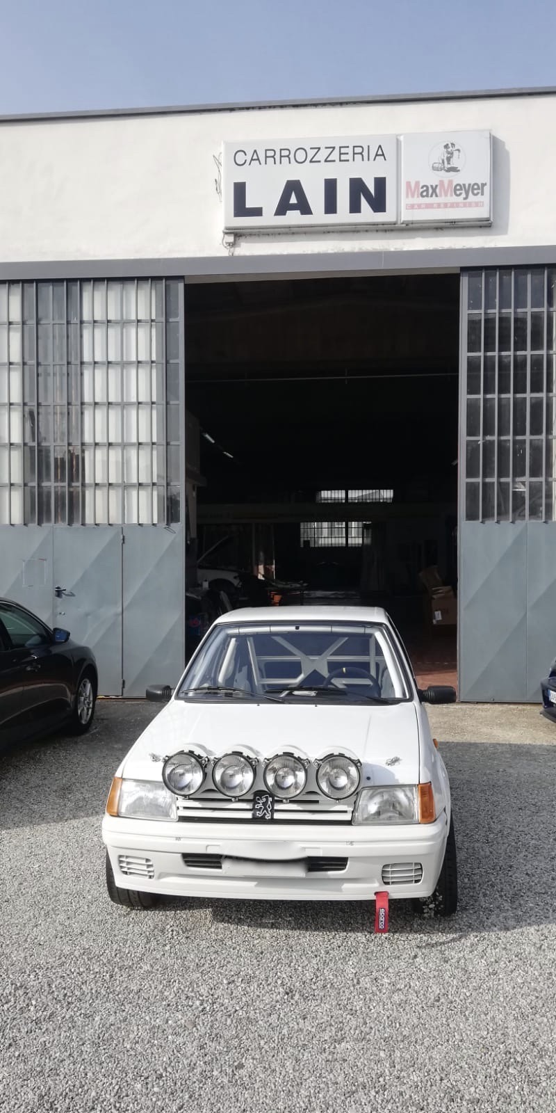 Carrozzeria Lain a Grisignano di Zocco con Peugeot 205 Rally