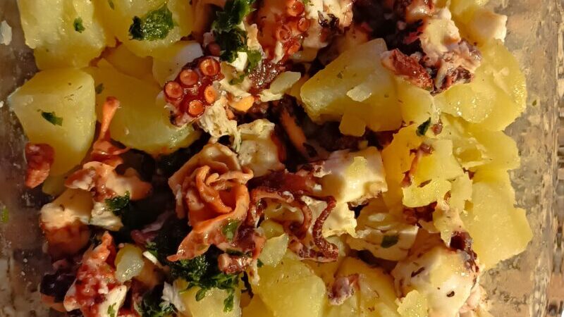 Polpo con Patate: prelibatezza invernale