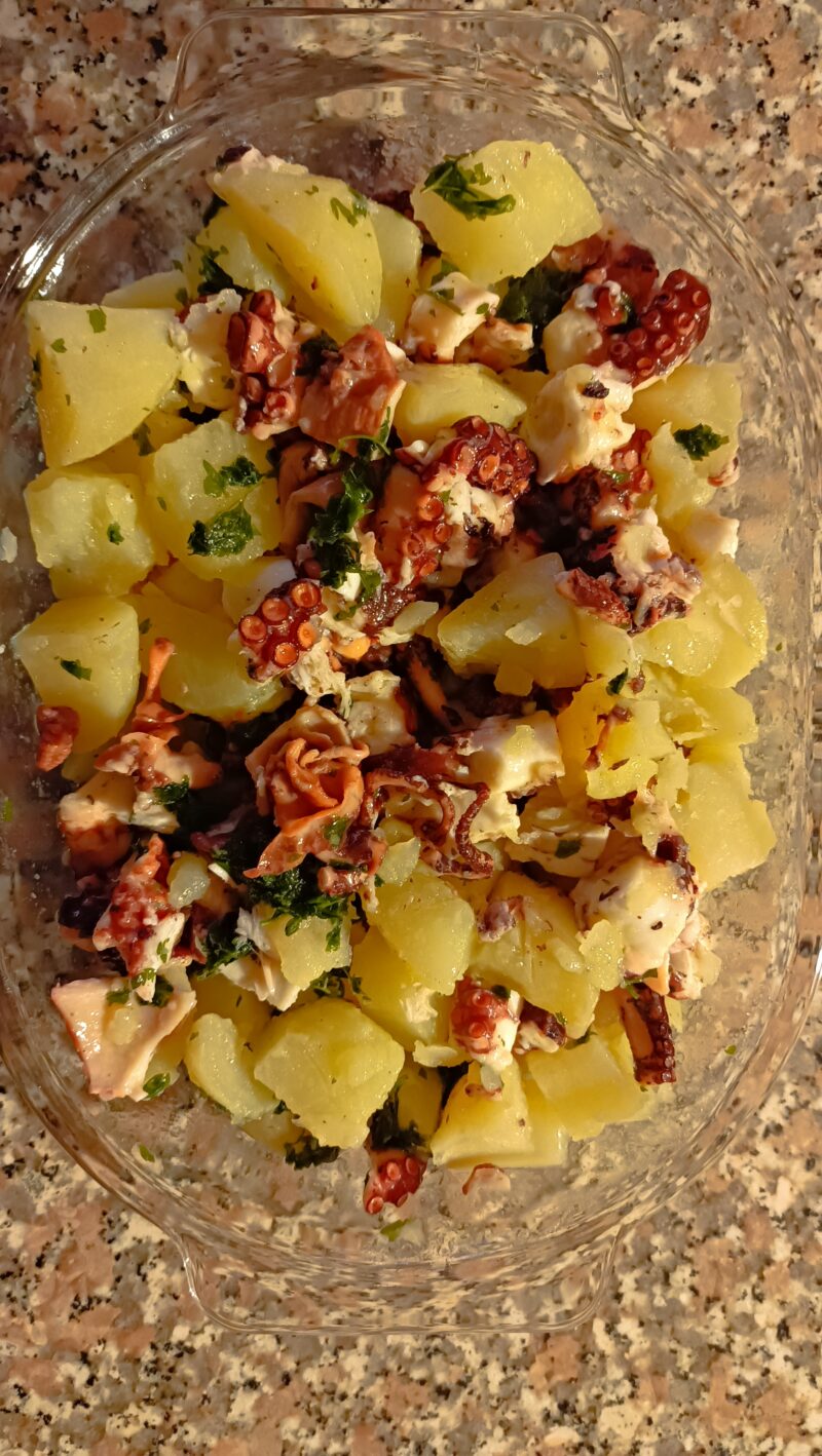 Polpo con Patate: prelibatezza invernale