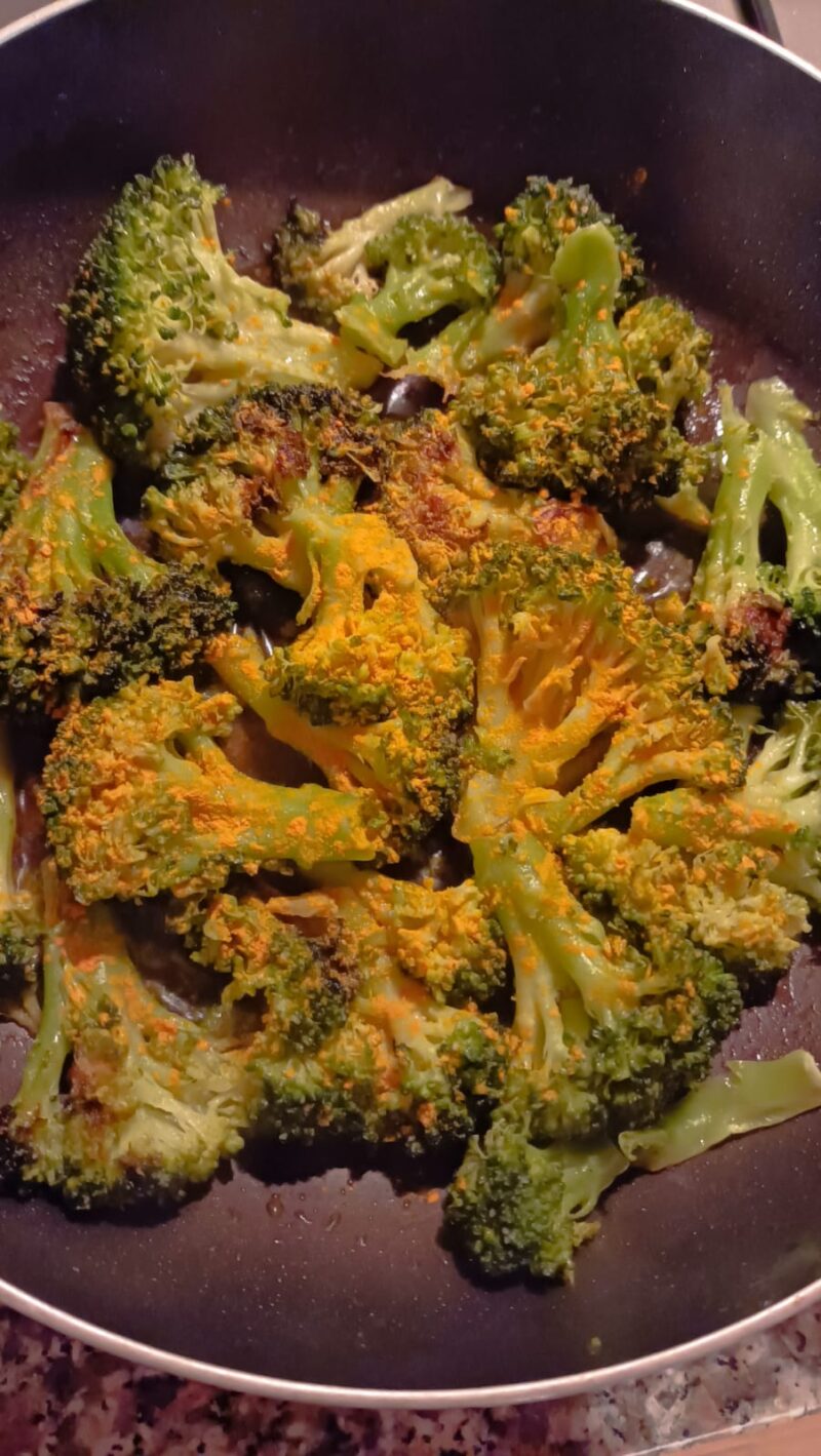 Broccoli in Padella con Curcuma
