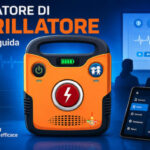 Un defibrillatore da esercitazione dentro il telefono