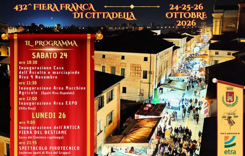 L’Antica Fiera Franca di Cittadella, tradizione e cultura locale.